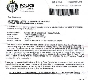 Fixed Penalty Notice